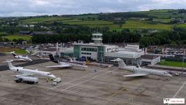 City of Derry airport - apron and control tower