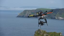 Heavy lift drone in Northern Ireland